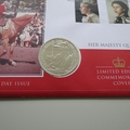 2014 Trooping The Colour Silver Britannia 2 Pound Coin Cover - Westminster First Day Covers
