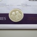2014 The Royal Babies Silver 5 Dollars Coin Cover - Westminster First Day Covers