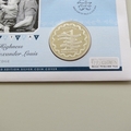 2014 Prince George's 1st Birthday Silver Proof 5 Pounds Coin Cover - Guernsey PNC First Day Cover