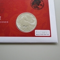 2014 Lunar Year of the Horse 1oz Silver 2 Pounds Coin Cover - Westminster First Day Covers