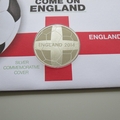 2014 Come On England Football 1oz Silver Coin Cover - Westminster First Day Covers