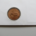 1993 Rule Britannia One Penny Coin Cover - UK First Day Covers