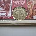 2000 Queen Victoria 1 Crown Coin Cover - Benham First Day Cover Signed by Annette Crosbie