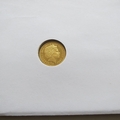 2001 Queen Victoria 25 Pounds Gold Coin Cover - Westminster First Day Covers