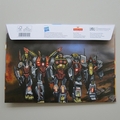 2022 Transformers The Dinobots Silver Plated Medal Cover - UK Royal Mail First Day Covers