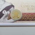2013 The Queen's Coronation Jubilee Silver 5 Pounds Coin Cover - UK PNC First Day Cover