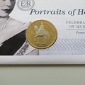 2013 Portraits of Her Majesty 5 Shillings Coin Cover - UK PNC First Day Cover