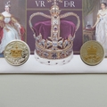 2013 Queen Elizabeth II & Victoria Anniversary 5 Pounds Coin Cover - Guernsey PNC First Day Cover