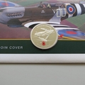 2006 Spitfire Flown Silver Proof 5 Pounds Coin Cover - UK PNC First Day Cover