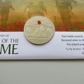 2016 The Battle of the Somme Centenary Silver Proof 5 Pounds Coin Cover - UK PNC First Day Cover