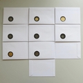 2013 Kings & Queens of Britain Coronation Collection Coin Covers - UK First Day Covers