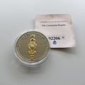 2010 The Coronation Regalia Sovereign's Sceptre Silver Plated Medal - Windsor Mint