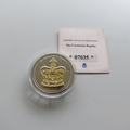 2010 The Coronation Regalia St. Edwards Crown Silver Plated Medal - Windsor Mint