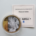 2012 The Queen's Diamond Jubilee Gold Plated Medal - Coronation Portrait