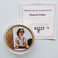 2012 The Queen's Diamond Jubilee Gold Plated Medal - HMY Britannia