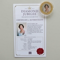 2012 The Queen's Diamond Jubilee Gold Plated 1 Dollar Coin - Yousuf Karsh