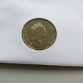 2003 The Queen's Golden Jubilee 1 Dollar Coin Cover - BIOT PNC First Day Coin Covers