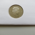 2003 Queen's Coronation Jubilee 5 Crowns Coin Cover - Niue PNC First Day Covers - Sword