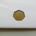 2003 Queen's Coronation Jubilee 50p Pence Coin Cover - Papua New Guinea PNC Covers - ER