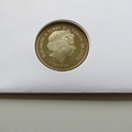 2003 The Queen's Coronation Jubilee 5 Crowns Coin Cover - St Helena PNC First Day Covers - Sceptre