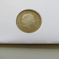 2003 The Queen's Coronation Jubilee 5 Crowns Coin Cover - St Helena PNC First Day Covers - Crown