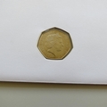 2003 Queen's Coronation Jubilee 50p Pence Coin Cover - Kiribati PNC FDC - Royal Regalia