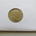 2003 Queen's Coronation Jubilee 1 Crown Coin Cover - UK PNC First Day Covers
