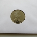 2003 Queen's Coronation 1 Dollar Coin Cover - Dominica PNC First Day Covers