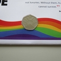 2022 Pride Celebrating Equality 50p Pence Coin Cover - UK PNC First Day Covers
