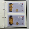 2023 King Charles III Coronation 24CT Gold Plated 50p Pence Coin Cover Set - UK PNC Collection