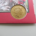 2003 England Rugby World Champions 5 Dollar Coin Cover - Benham UK PNC First Day Covers