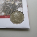 2005 Great British Motorcycles Crown Coin Cover - Benham UK PNC First Day Covers