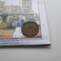 2005 Royal Windsor Penny Coin Cover - Benham Signed UK PNC First Day Covers