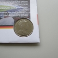 2006 Footbal World Cup Germany Olympiastadion 1 Dollar Coin Cover - Benham Signed