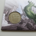 2019 Marvel The Hulk Medal Cover - Royal Mail First Day Cover