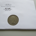 2007 Celebrating England Winston Churchill Crown Coin Cover - Benham Signed First Day Covers