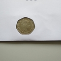 2010 Christmas Isle of Man 50p Pence Coin Cover - Benham Signed UK PNC First Day Covers