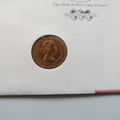 2011 Decimalisation 40th Anniversary One Penny Coin Cover - Benham UK PNC First Day Covers