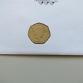 2013 Merry Christmas Isle of Man 50p Pence Coin Cover - Benham Signed UK PNC First Day Covers