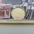 1997 King George VI Reign 1 Crown Coin Cover - Benham Signed UK PNC First Day Covers