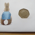 2016 The Tale of Peter Rabbit 50p Pence Coin Cover - Royal Mail First Day Cover