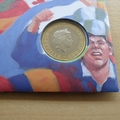 1999 Rugby World Cup 2  Pounds Coin Cover - Royal Mail First Day Cover
