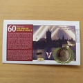 2005 Victory In Europe 60th Anniversary 1 Crown Coin Cover - Benham First Day Cover Signed