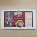 1997 King Henry VIII & His Six Wives Anne Boleyn Medal Cover - Benham First Day Cover - Signed