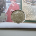 1998 The Queen Mother Passion For Horse Racing Crown Coin Cover - Benham First Day Cover - Signed