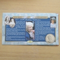 2000 The Queen Mother 100th Birthday Isle of Man Crown Coin Cover - Benham First Day Cover - Signed