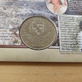 1998 Diana Princess of Wales 5 Marka Coin Cover - Benham First Day Cover - Signed