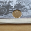 1996 Jaguar Classic Cars 100 Years of Motoring 2 Pounds Coin Cover - Benham First Day Cover
