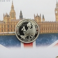 2020 Brexit UK Leaves EU Silver Proof Medal Cover - First Day Cover by Harrington & Byrne