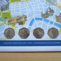 2019 Paddington Bear London Map 50p Pence x4 Coin Cover - First Day Cover by Westminster